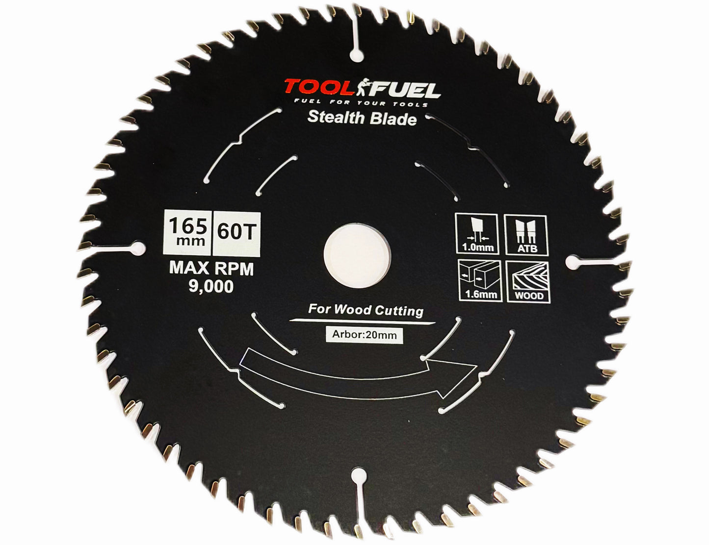 Plunge Saw Blade 165mm x 1mm (Stealth)
