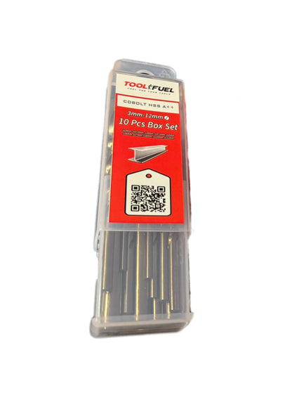 Cobalt 10 Pcs Box Set 3mm -12mm