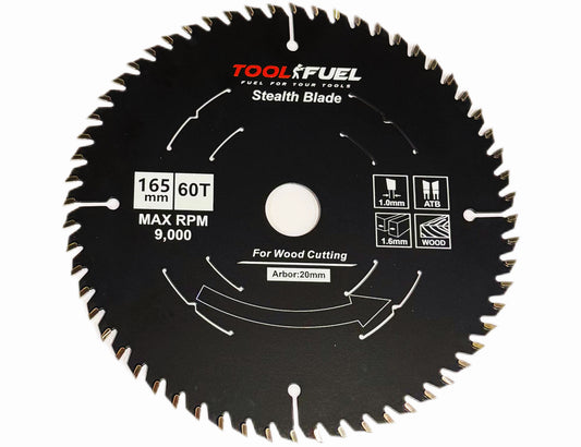 Plunge Saw Blade 165mm x 1mm (Stealth)